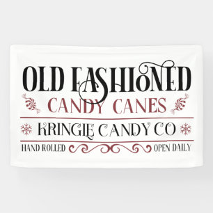 North Pole Kringle candy Company Christmas Banner