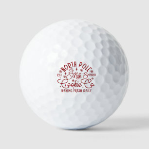 North Pole Milk and Cookie Baked Fresh Daily Since Golf Balls