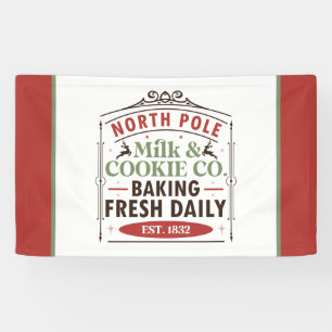 North Pole Milk Cookie Company Banner