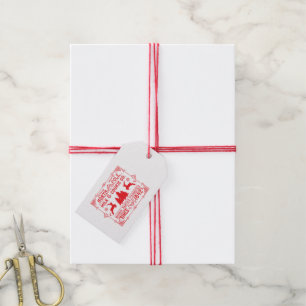 North Pole Milk Cookie Company customisable Gift Tags