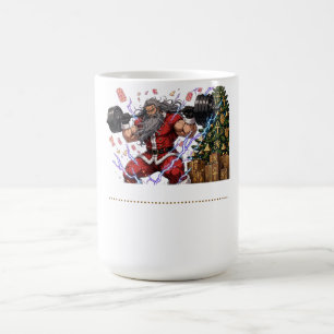 North Pole Muscle Funny Christmas Gym Shirt Santa Coffee Mug