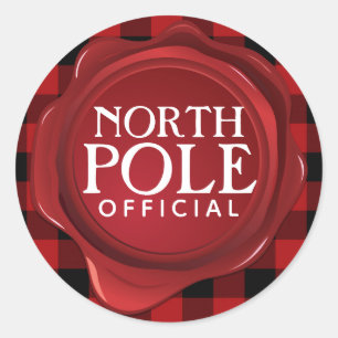 North Pole Official Wax Seal Holiday Christmas