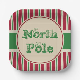  North Pole Paper Plates