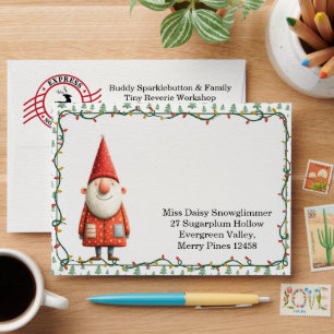 North Pole party Magic   Enchanted Elf Envelope