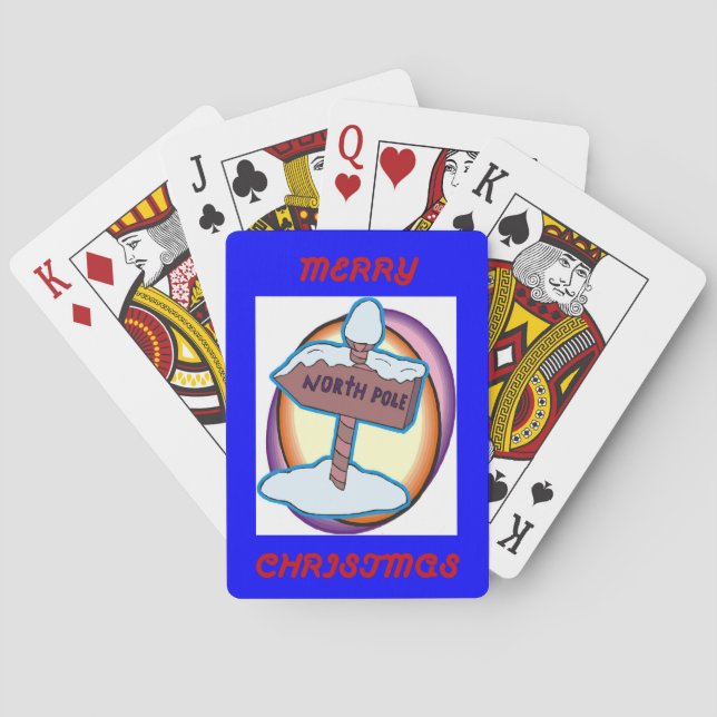 North Pole Playing Cards (Back)