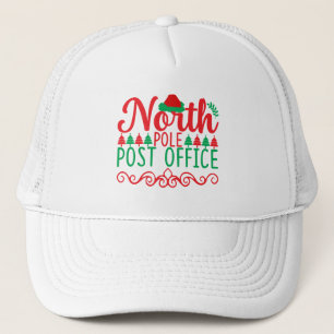 North Pole Post Office Trucker Hat