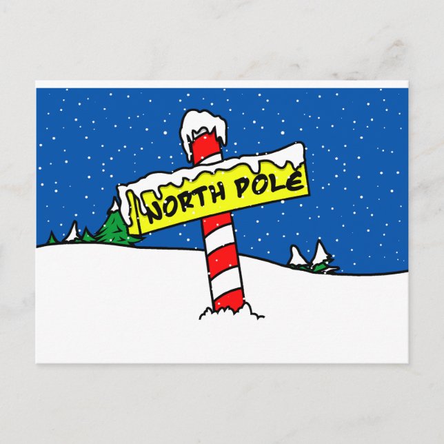 North Pole Postcard (Front)