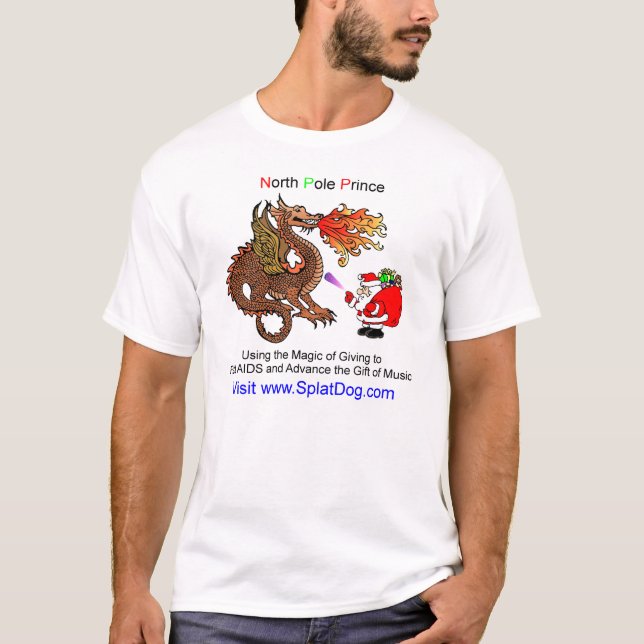 North Pole Prince fighting AIDS T-Shirt (Front)