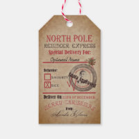 North Pole Reindeer Express Naughty or Nice Santa