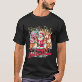 North Pole Reindeer Farm T-Shirt