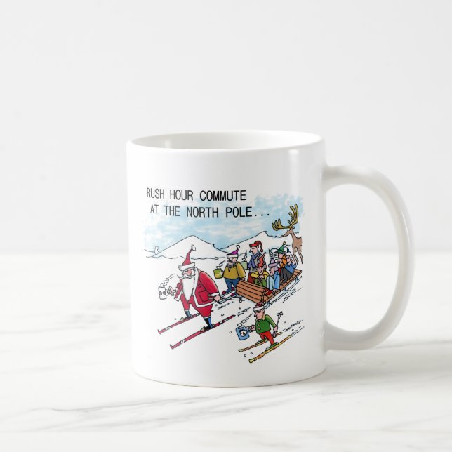 North Pole Rush Hour left hand mug (Right)