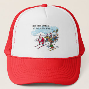 North Pole Rush Hour trucker hat