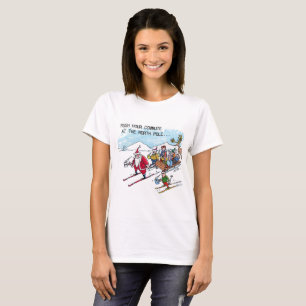 North Pole Rush Hour women white T-shirt