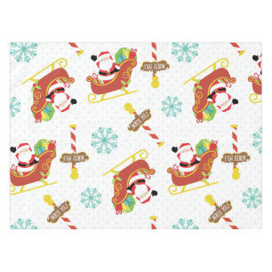 North Pole Santa Claus Holiday Tablecloth