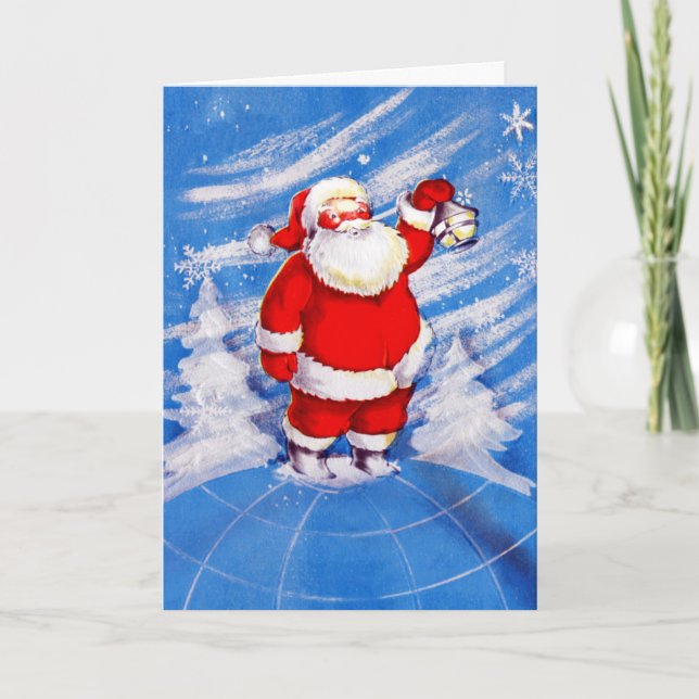 North Pole Santa Holiday Card (Front)