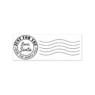 North Pole Santa Postmark Stamp Add Your Text