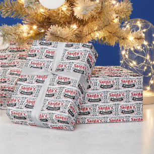 North Pole Santa's workshop Wrapping Paper