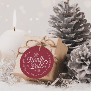 North Pole Special Delivery Christmas Gift Tags