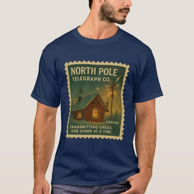  North Pole Telegraph Co. T-Shirt (Front)