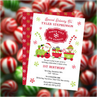 North Pole Toy Express Train 1st Birthday Party