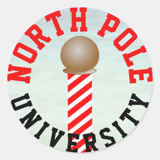 North Pole University Stickers (Front)
