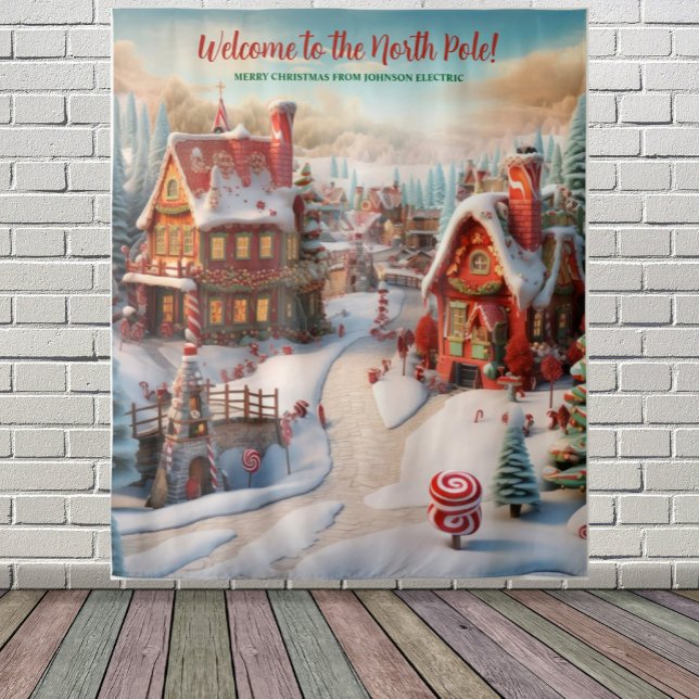 North Pole Village and Santas Workshop Tapestry (Creator Uploaded)