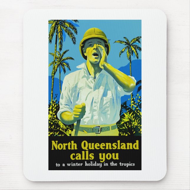 North Queensland Calls You Mouse Mat (Front)