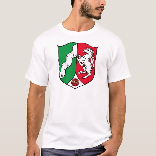 North Rhine Westphalia (Germany) Coat of Arms T-Shirt (Front)