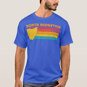 North Ridgeville Ohio Vintage Distressed Souvenir T-Shirt
