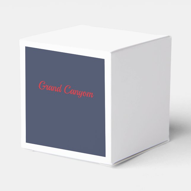 North Rim  Favour Box (Back Side)