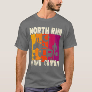 North Rim Grand Canyon camping boy T-Shirt