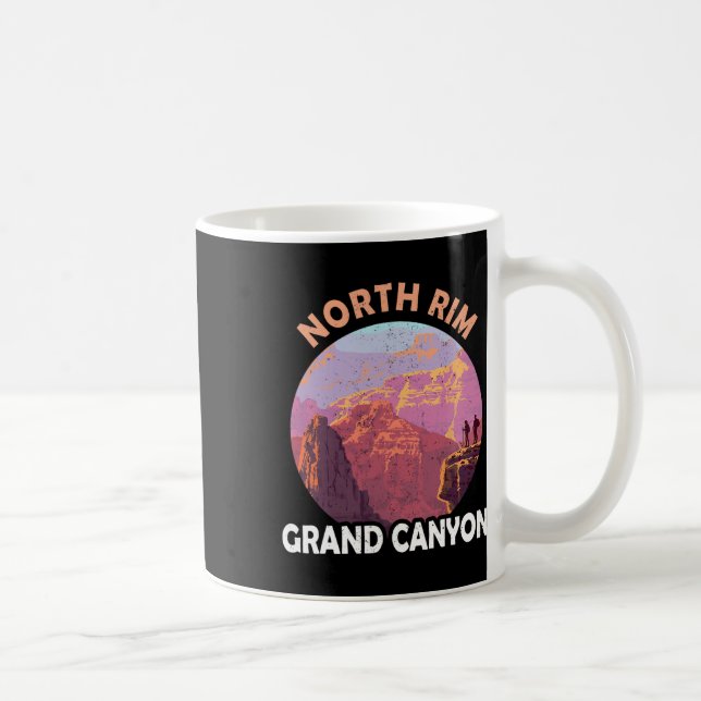 North Rim Grand Canyon I Hiked The Grand Canyon Ou Coffee Mug (Right)