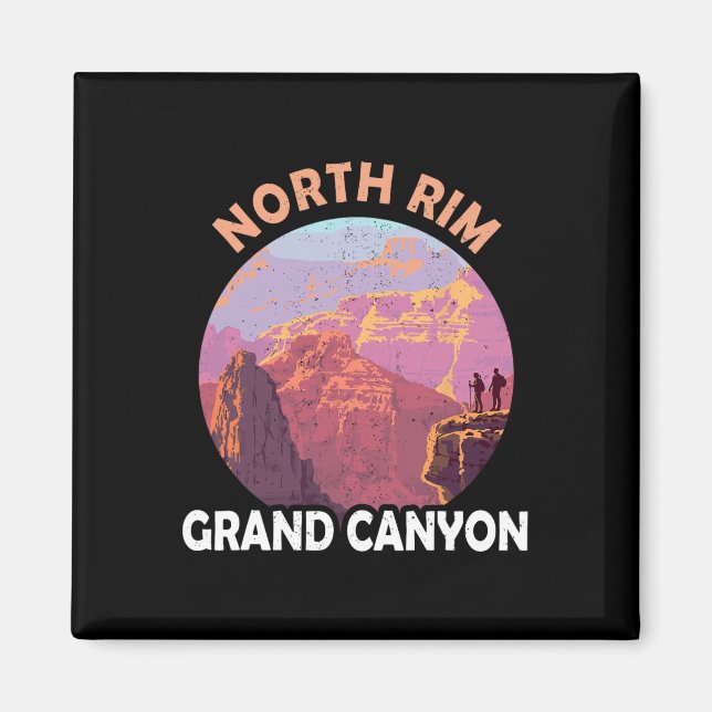 North Rim Grand Canyon I Hiked The Grand Canyon Ou Magnet (Front)
