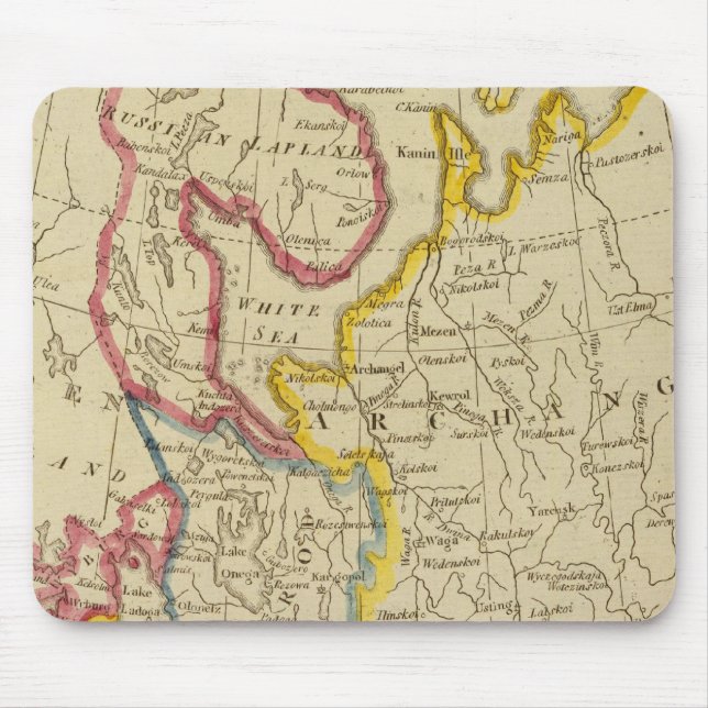 North Russia in Europe Mouse Mat (Front)