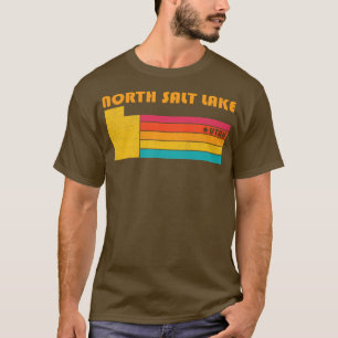 North Salt Lake Utah Vintage Distressed Souvenir T-Shirt