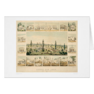 North San Juan, CA. Panoramic Map 1858 (1567A)