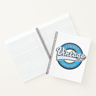 north savo finland vintage style logo notebook