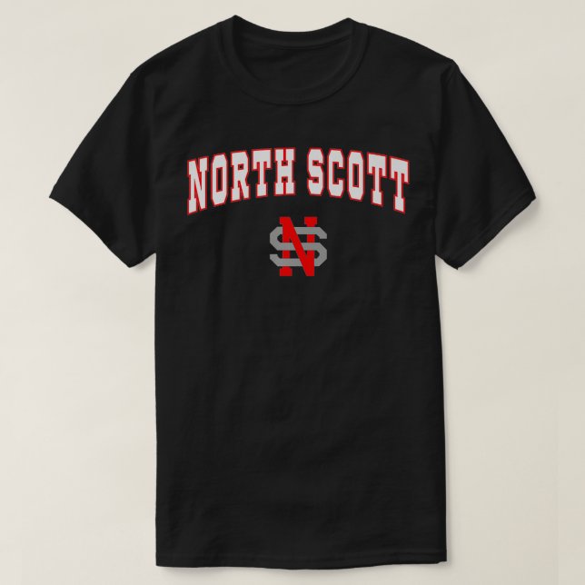 North Scott High School Lancers Premium  T-Shirt (Design Front)