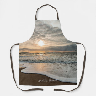 North Sea, Denmark picturesque sunset, Apron