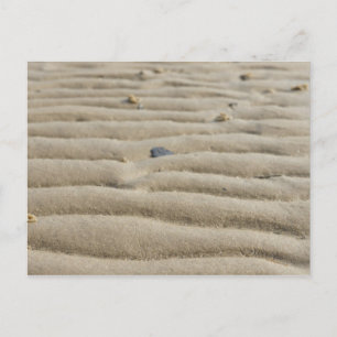 North Sea sand postcard