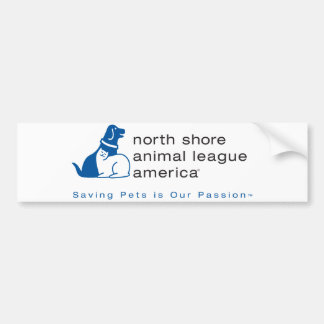 North Shore Animal League Branded Bumper Sticker
