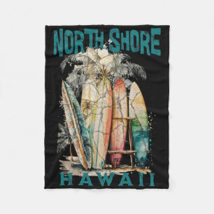 North Shore Hawaii _2 Fleece Blanket
