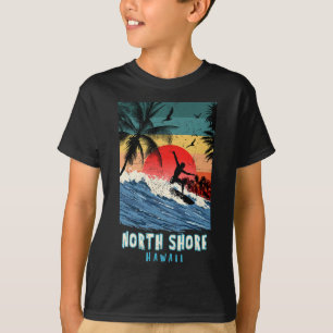 North Shore Hawaii Beach Surfing Vintage Retro Pal T-Shirt