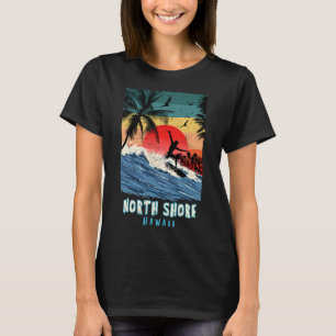 North Shore Hawaii Beach Surfing Vintage Retro Pal T-Shirt