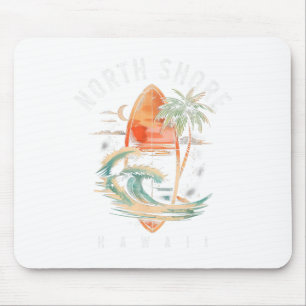 North Shore Hawaii Surf Board Oahu Haleiwa Surfing Mouse Mat