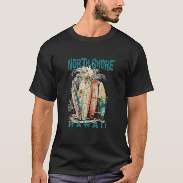 North Shore Hawaii T Shirt (Front)