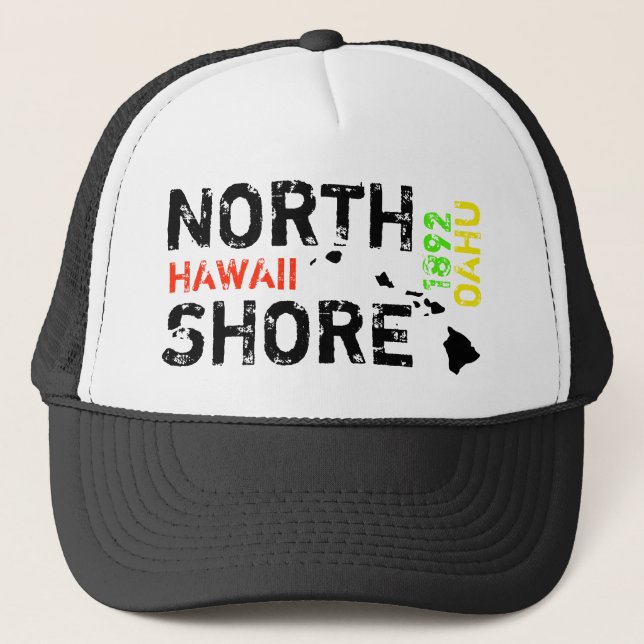 NORTH SHORE HAWAII TRUCKER HAT (Front)