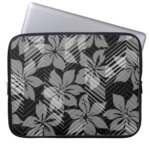 North Shore Hawaiian Hibiscus Neoprene Wetsuit Laptop Sleeve