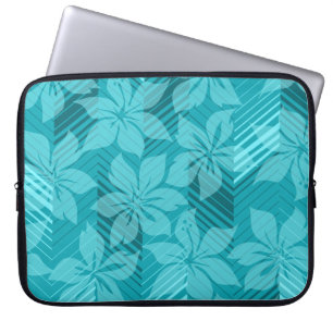North Shore Hawaiian Hibiscus Neoprene Wetsuit Laptop Sleeve