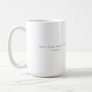 North Shore Hood Canal, Washingt, Large Coffee Mug